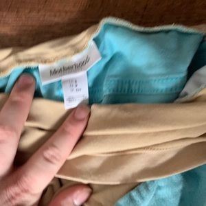 Motherhood maternity blue capris